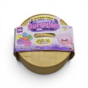Crazy Fun Squishy Dumpling Series 2 Mystery Fidget Toy Pink Viral RMS US103-2400